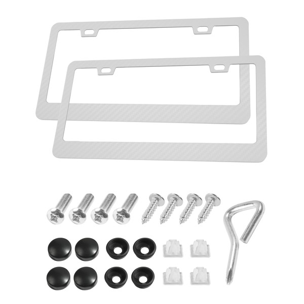 iolory 2 PCS License Plate Cover,Durable Rustproof Car License Plate