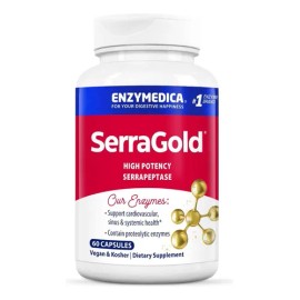 Enzymedica, Serragold, suplemento enzimático de serrapeptasa