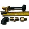On/Off Valve with Knob Handle and Single Extension for Gas