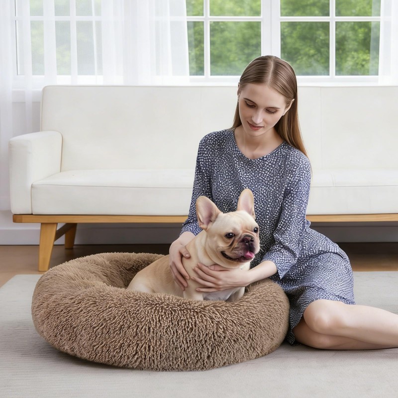 MIXJOY Orthopedic Dog Bed Comfortable Donut Cuddler Round Pet Beds