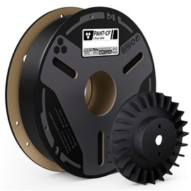 ELEGOO Carbon Fiber PAHT Filament 1.75mm Black 0.5KG, Nylon CF High Temp 3D Printing Filament, High Strength & Rigidity, Corrosion Resistance, 500g Spool Fits for Enclosed FDM 3D Printers