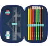Herlitz TriCase 31-Piece Filled Case Dip Dye Blue/Turquoise, Dip Dye