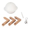 Mini Planet Humidifier LED Moon Lamp Diffuser Rechargeable Planetary USB