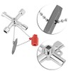 Llave de llave cruzada, 10 piezas de llave cruzada gabinete