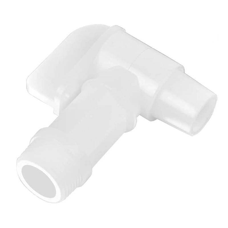 Plastic Spigot Drum Faucet White Flow 3/4 for Plastic Drums
