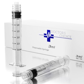 Case - 3mL Luer Lock Syringe - Sterile with Individually Sealed - 900 Syringes (9 Boxes x 100pk)
