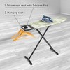 Duwee 12"x36" Ironing Board with Heat Resistant Cover and Thicken