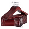 StorageWorks Wooden Hangers 20 Pack, Wood Coat Hanger for Coats,