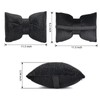 2 PCS Bling Car Pillows,Rhinestones Bowknot Car Headrest Pillow,Car Neck