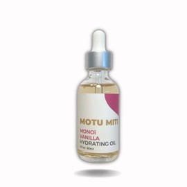 MOTU MITI MONOI TIARE OIL. French Polynesian Monoi Oil. Body Oil, Moisturizing Oil, Hydrating Oil, Bath Body and Shower, Skin Care 2 Fl Oz. (VANILLA)