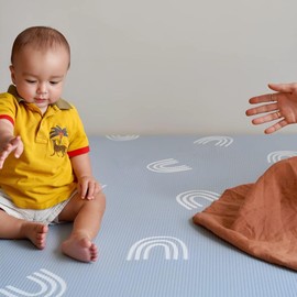 Wander Mats REI Regular Baby Play Mat for Infants, Toddlers & Kids (79" x 55" x 0.6") | Eco-Friendly TPU Foam for Play & Tummy Time | for Boy or Girl