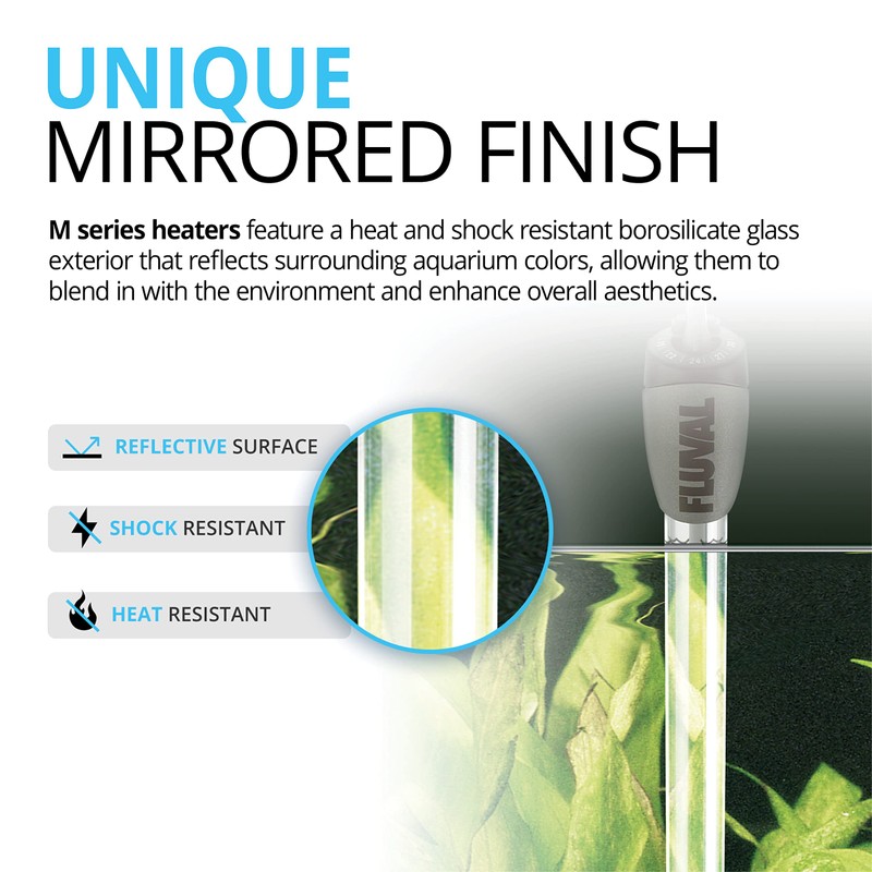 Fluval M 150-Watt Submersible Aquarium Heater – Reliable, Compact Heating