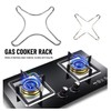 UtySty 2 Pack Gas Ring Reducer Flat Pot Wire Rack