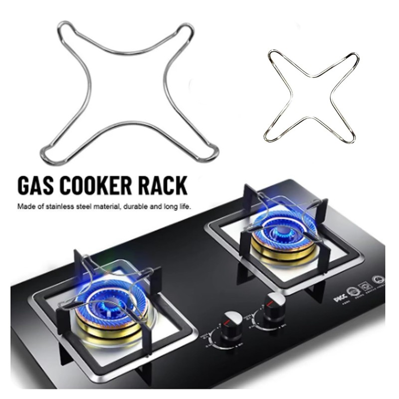 UtySty 2 Pack Gas Ring Reducer Flat Pot Wire Rack