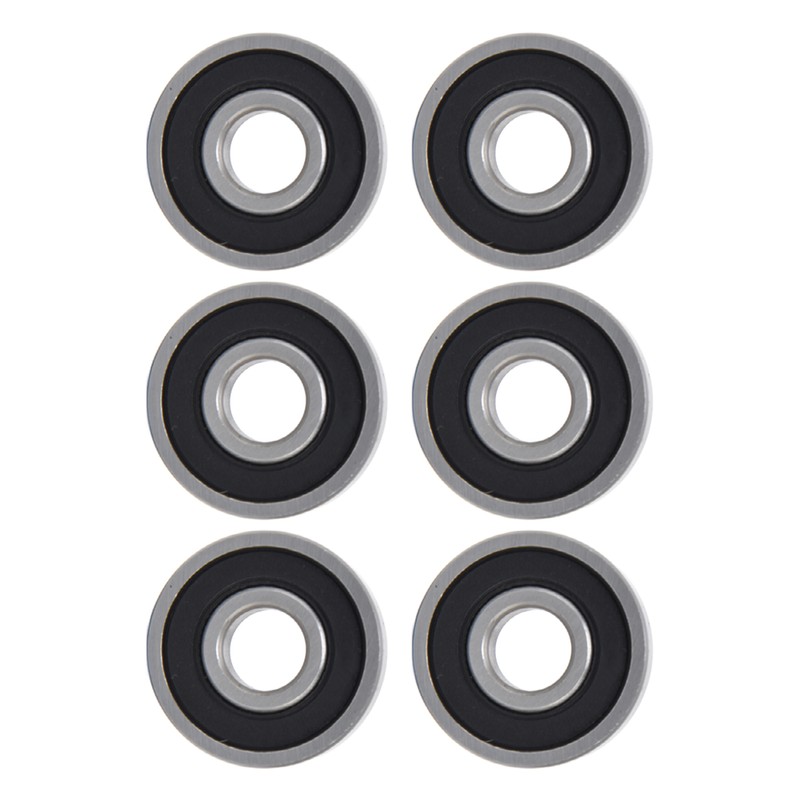 10Pcs Deep Groove Ball Bearing Rubber Seals Extra Light Series