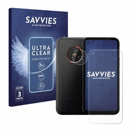 Savvies Screen Protectors for Gigaset GX6 Pro (Display + Camera) Ultra Transparent Pack of 6