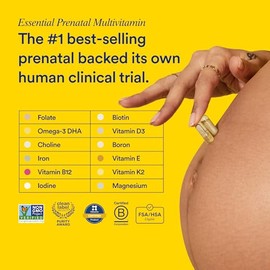 Ritual Prenatal Multivitamin For Women - Key Essential Vitamins and Minerals To Support Mom and Baby During Pregnancy* - Folate, Choline, Omega-3 DHA,