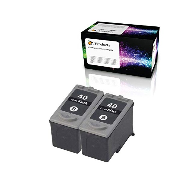 OCProducts Remanufactured Ink Cartridge Replacement for Canon PG-40 for Canon