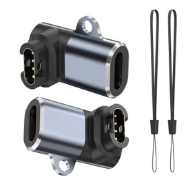 YGTBSR Type-C Converter Adapter for Garmin Fenix 7 7S 7X 6 6S 6X 5 5S 5X Plus, Venu 2 3 Sq Music, ForeAthlete 945 935 245 165, Vivoactive 3 4 5, Approach S10 S40 S60 S70, Vivomove3 Sport Luxe Style