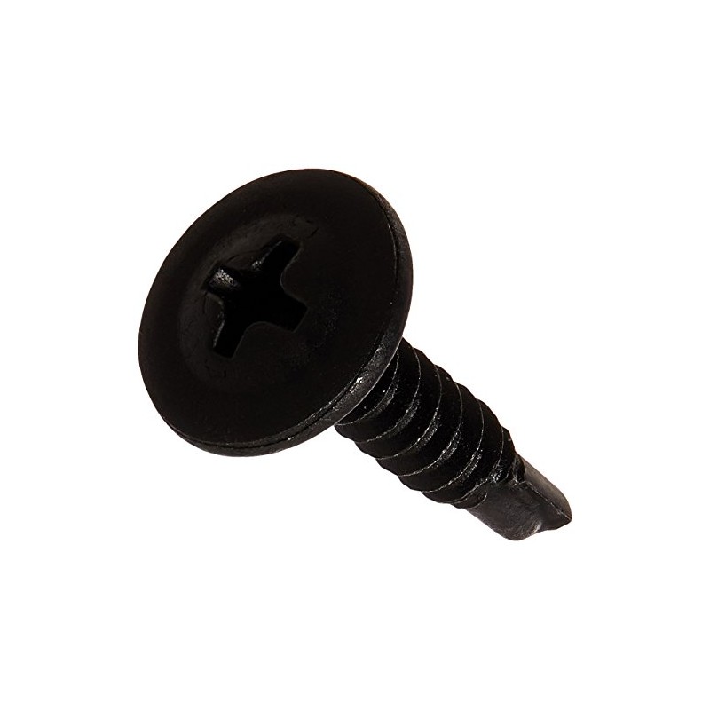 Small Parts 0812KPMB Steel Self-Drilling Screw, Black Phosphate Finish, Modified