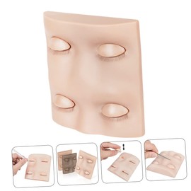 Ipetboom Realistic Eyelash Practice Mannequin Head for Lashes Lash Extensions Training Kit