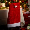 com-four® high-quality Christmas chair covers, Christmas decoration for chairs, premium
