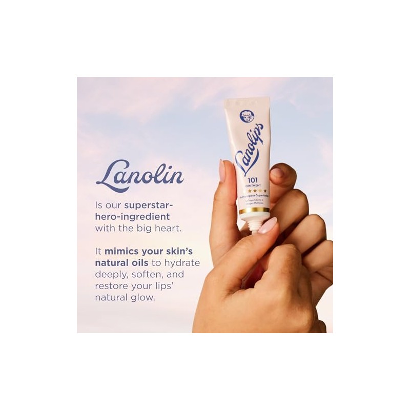 Lanolips 101 Lanolin Lip Balm & Overnight Lip Mask Duo