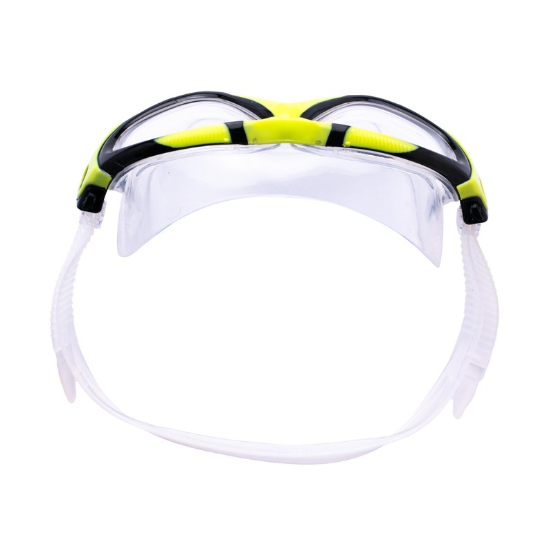 Clear'r Perspective Adult Swim Mask, Black/Yellow, Unisex