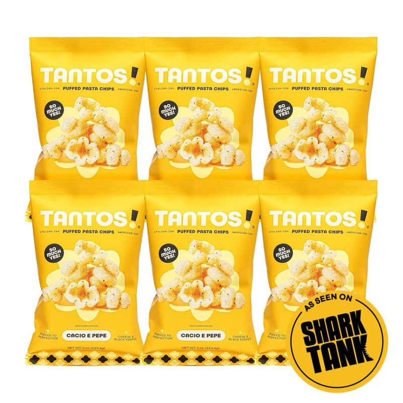 Tantos! Puffed Pasta Chips, Healthy Pasta Snack by Top Chef