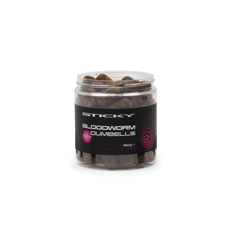 Sticky Baits 12mm Bloodworm Dumbells Fishing Hook Bait