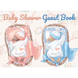 Baby Shower Guest Book for Twins Boy and Girl: Cute and Functional Girl and Boy Twins Guestbook for up to 50 shower guests with baby-related quotes ... Guestbooks for Twins Baby Girl and Baby Boy)