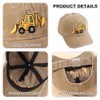 HOXSNII Digger Baseball Cap for Children, 2 Pieces Baseball Cap
