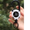 49ers Key Back Reel with Carabiner, Reel Keychain, Strong Pin-on