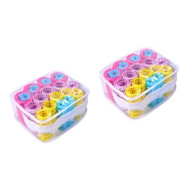 TOVINANNA 40pcs Hair Rollers Curlers for Styling Suitable for Home and Salon Use and Lightweight Design Random Colors Included