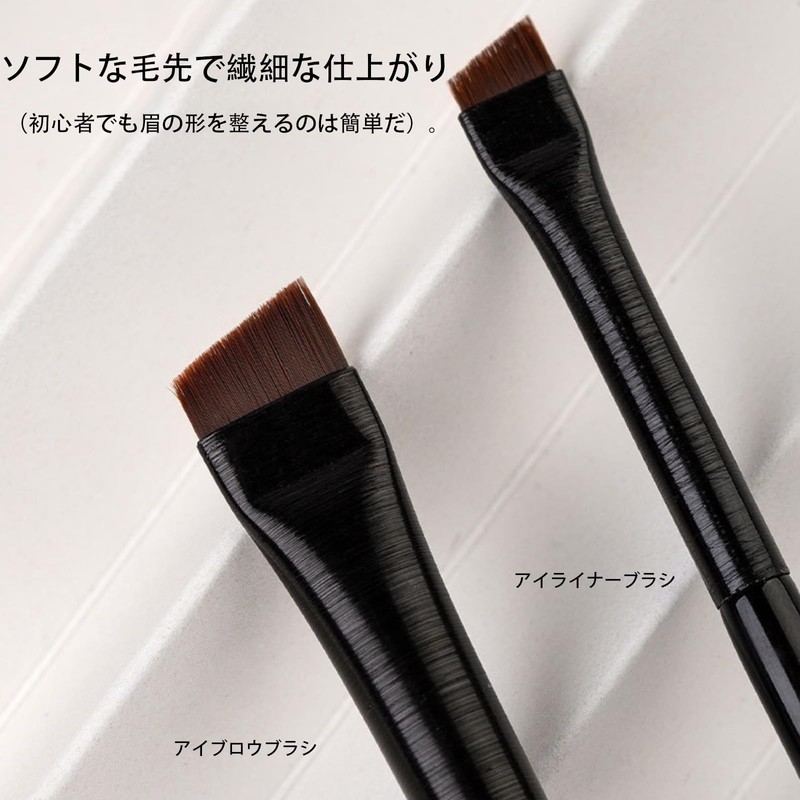 Eyeliner Brush (Set of 3) Eye Makeup Brush, Eyebrow Brush,