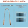 Raspador de Lengua de Cobre - Paquete de 2 Limpiadores