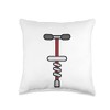 Pogo Stick Jumping Toy Throw Pillow