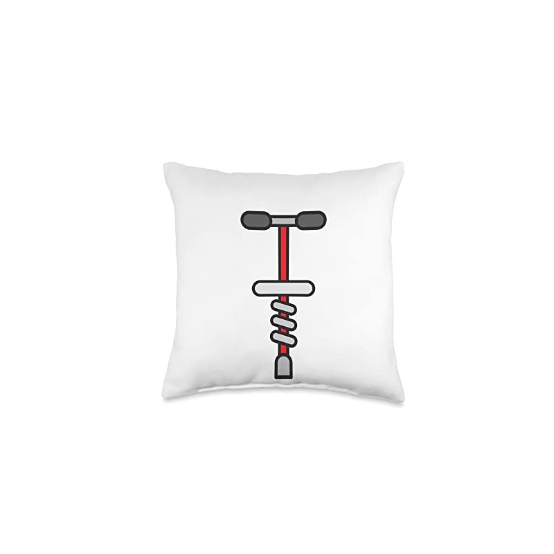 Pogo Stick Jumping Toy Throw Pillow