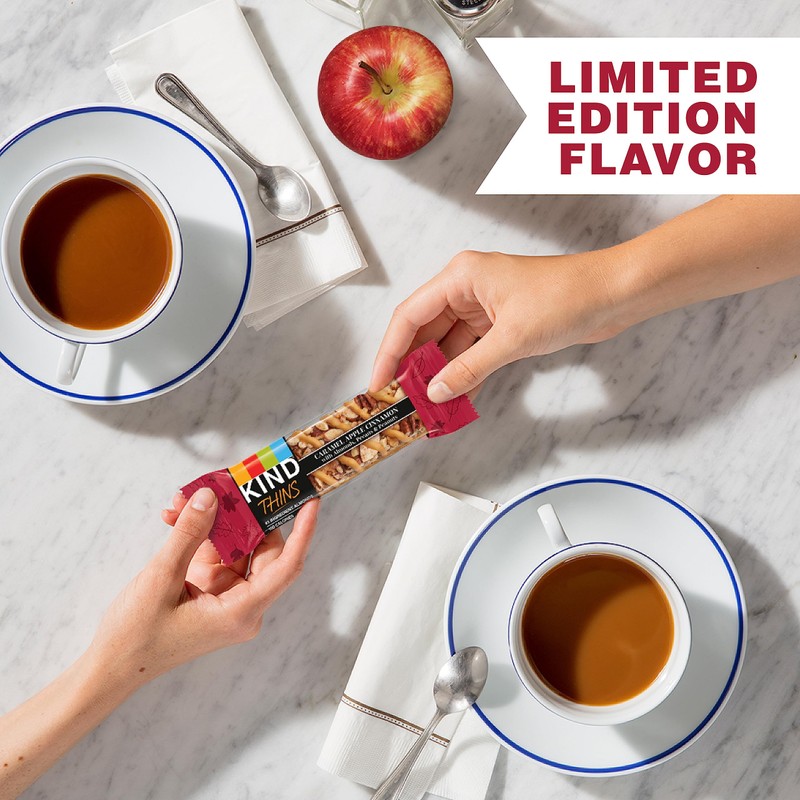 KIND THINS Caramel Apple Cinnamon with Almonds, Pecans, & Peanuts,