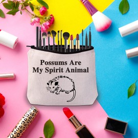 Funny Possum Gift Opossum Lover Gift Possums Are My Spirit Animal Makeup Bag Opossum Mom Gift (Possums bag)