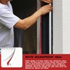 Silicone Seal, Weather Stripping Door Seal, Self-Adhesive D-Shaped Door Weather