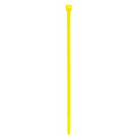 Aviditi CT422J Nylon Cable Tie, 4-Inch Length X 3/32-Inch Width, Fluorescent Yellow (Case of 1000)