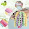 GHVACZS Pack of 15 Stretchy Caterpillar, Caterpillar Stretchy String Toy,