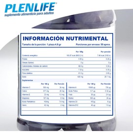 Plenlife 2 Pack Gomitas con Biotina y Zinc - Suplemento sin Azúcar Sabor Frutos Rojos y Multivitamínico Mora Azul 2 Frascos con 50 Unidades C/u