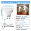 Ivyemons GU10 LED Dimmable Bulb 5000K Daylight White Flicker-Free, GU10