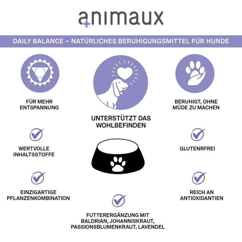 Animaux – Daily Balance for Dogs Herbal Support for Peace
