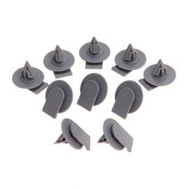 bowarepro 20×Wheel Arch Trim Clips Replacement for Mini One S Cooper R50 R52 R53 R55 R56 Grey Plastic Exterior