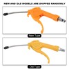 Air Blow Gun, ABS Pneumatic Dust Blowing Gun with Replaceable