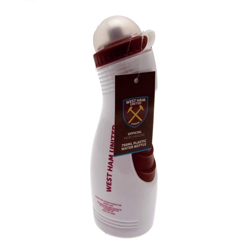West Ham United Unisex-Youth WH04341 Waterbottle, West Ham (White), 750