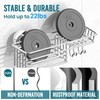 TAILI Rustproof Shower Shelf Bathroom Shelf No Drilling Shower Shelf